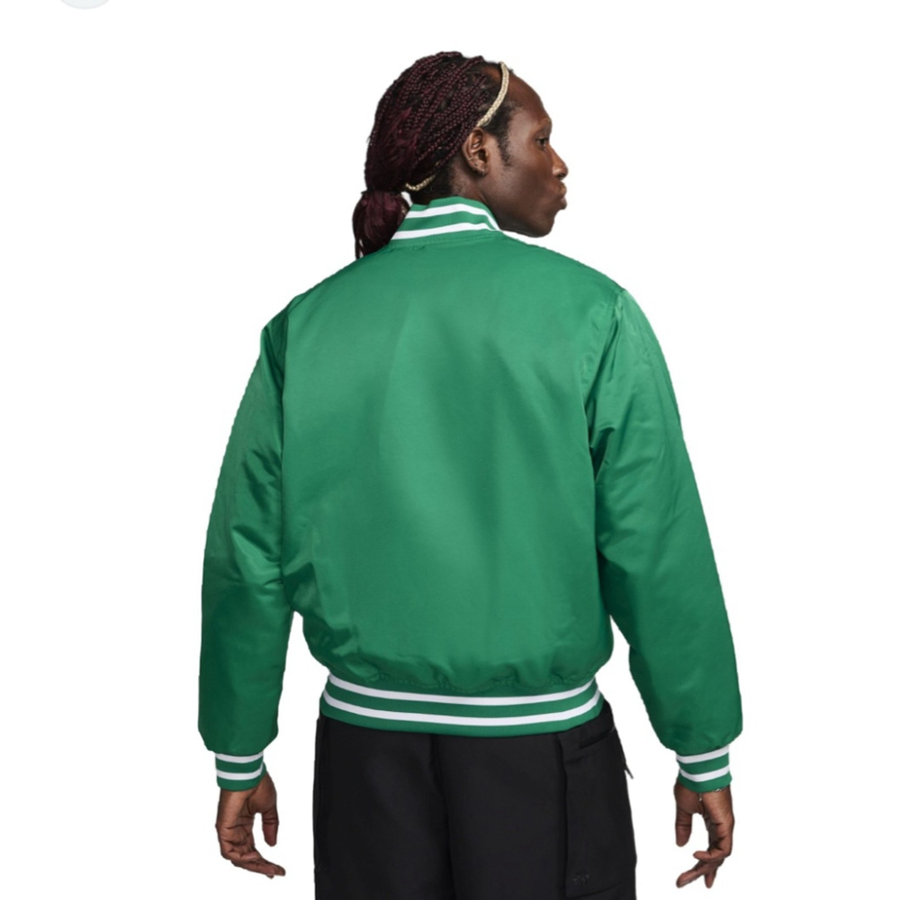 Gold Hinge Green Varsity-Style Pullover Windbreaker – NWT Size Small